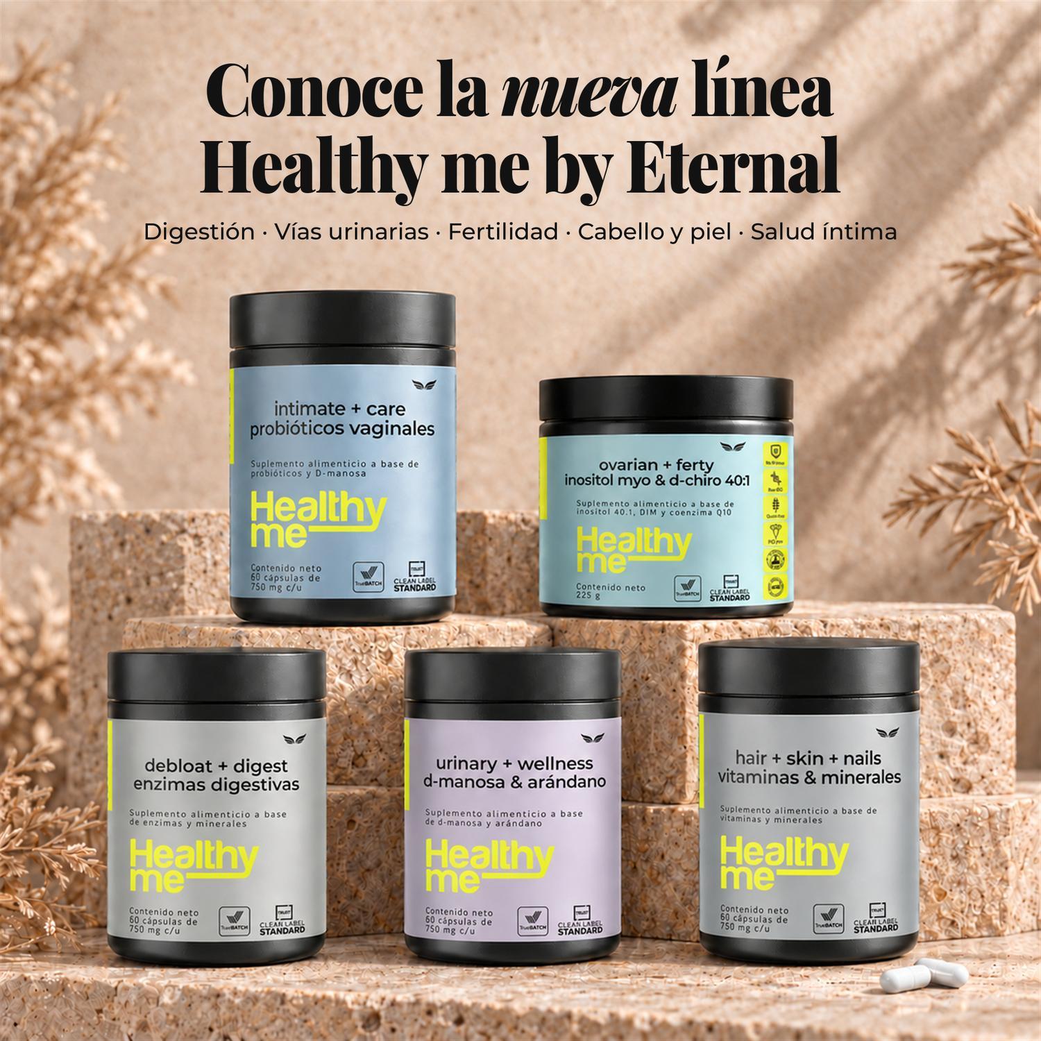 Healthy Me: Desinflamante con 16 Enzimas Digestivas, Jengibre, Menta e Hinojo p/ Digestión, 60 Cáps. — imagen 8