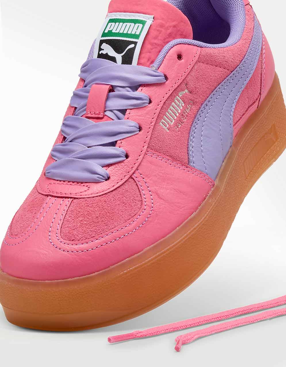 Tenis Puma Palermo Elevata CF Rosa - Mujer — imagen 4