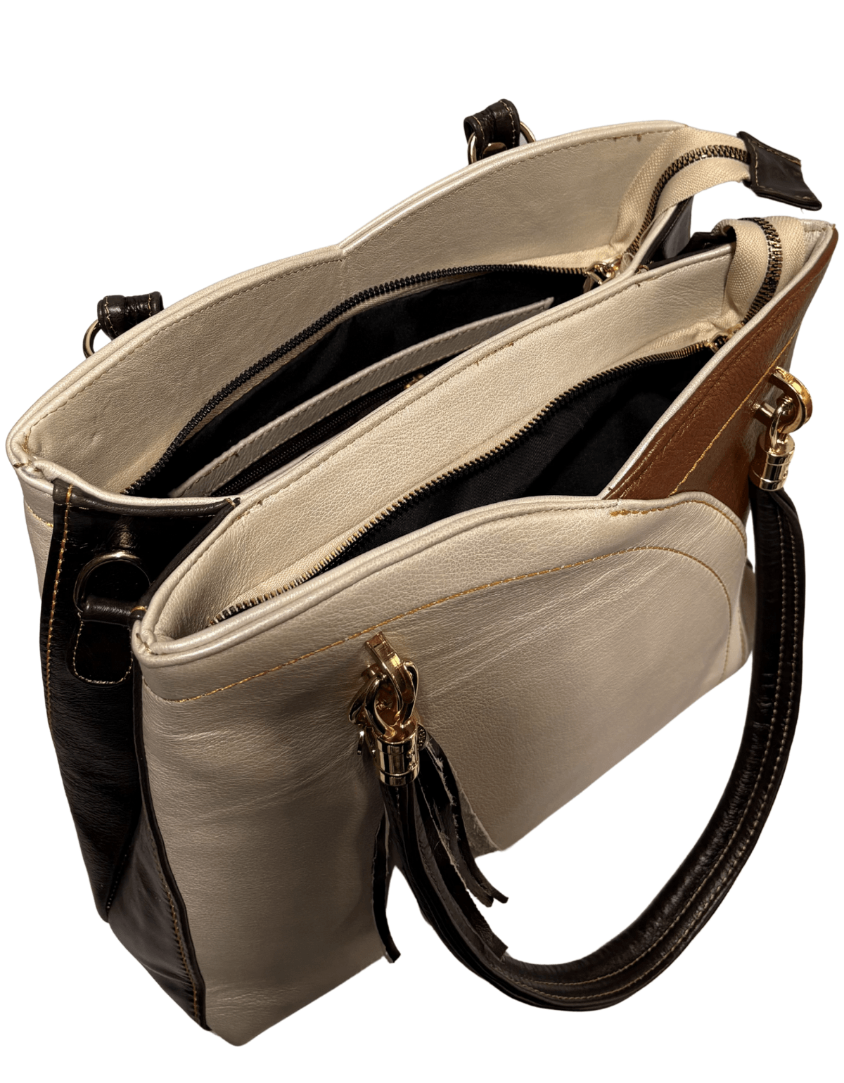 Bolsa Para Dama De Peil Original Modelo Flor Con Colgante — imagen 10