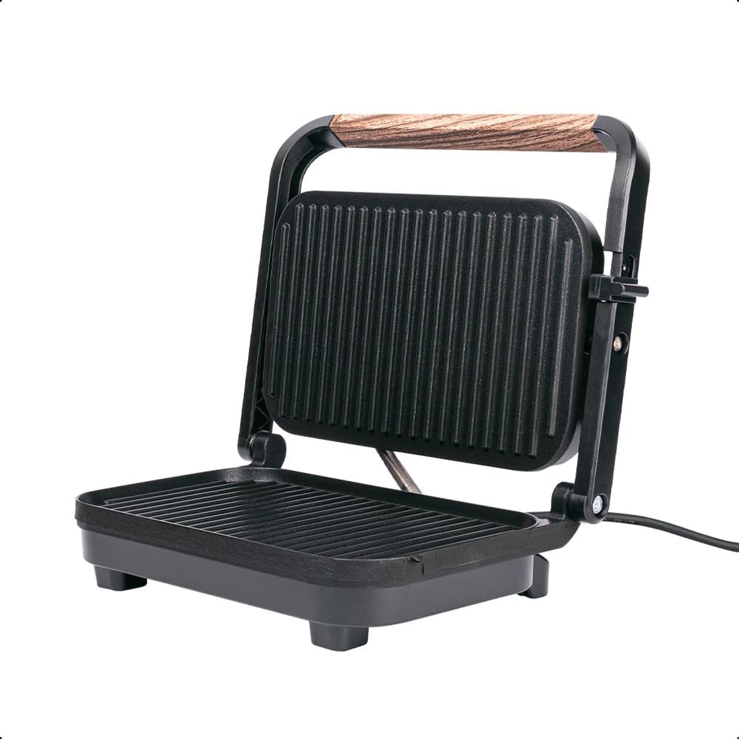 Parrilla Tostador Daewoo Eléctrica Diseño con Madera — imagen 2