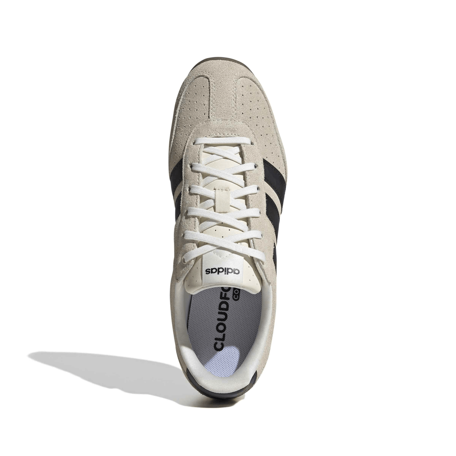 Tenis Adidas Barreda Lo Dama Beige Casual Cintas Mujer — imagen 8