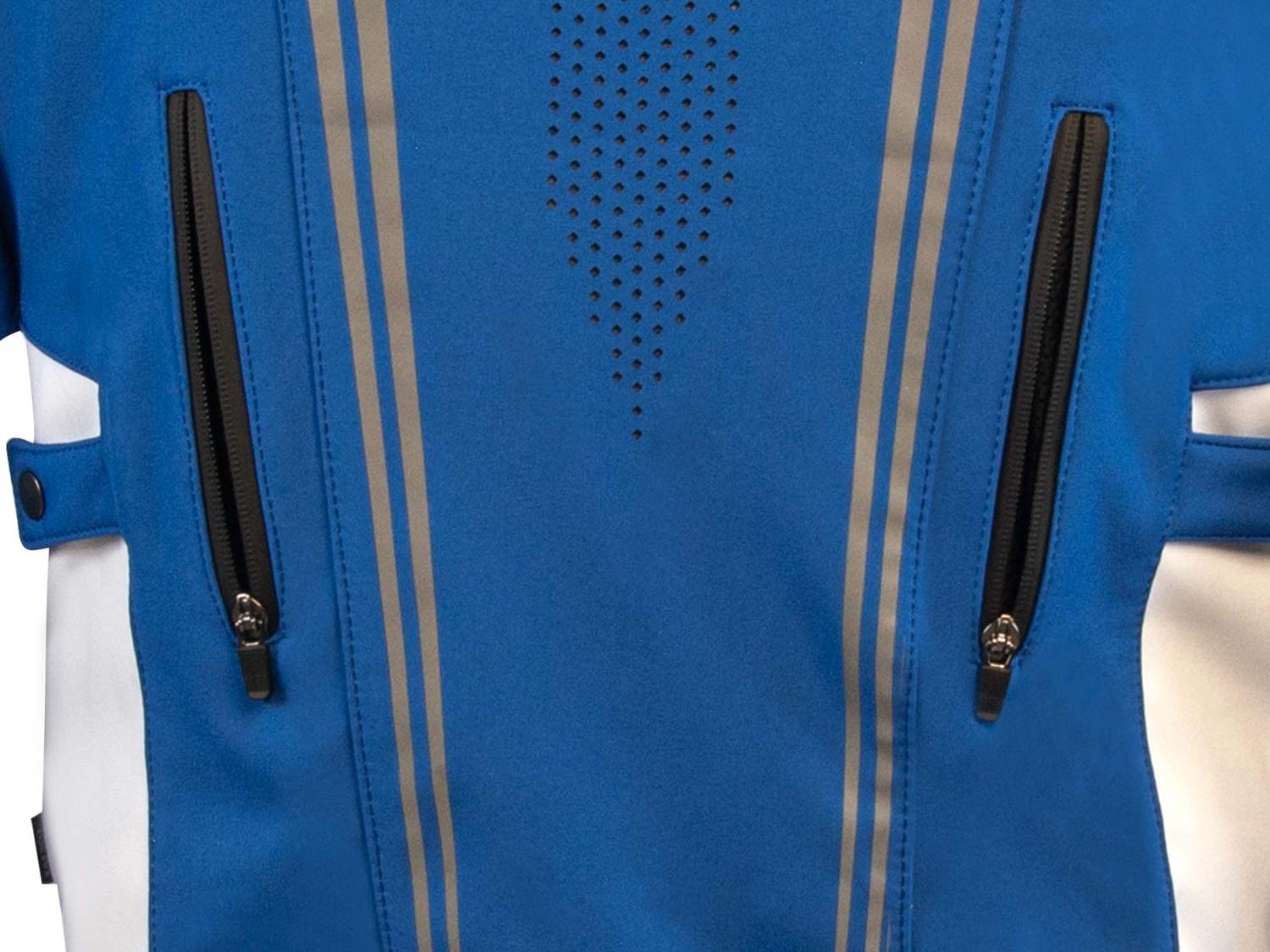 Chamarra motociclista hombre protecciones impermeable WKL Ar — imagen 6