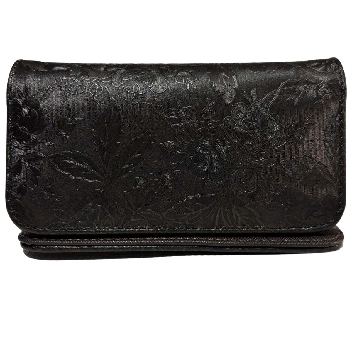 Cartera De Dama Piel Legitima Genuina Ternera Grabada Pequeña Mini — imagen 13