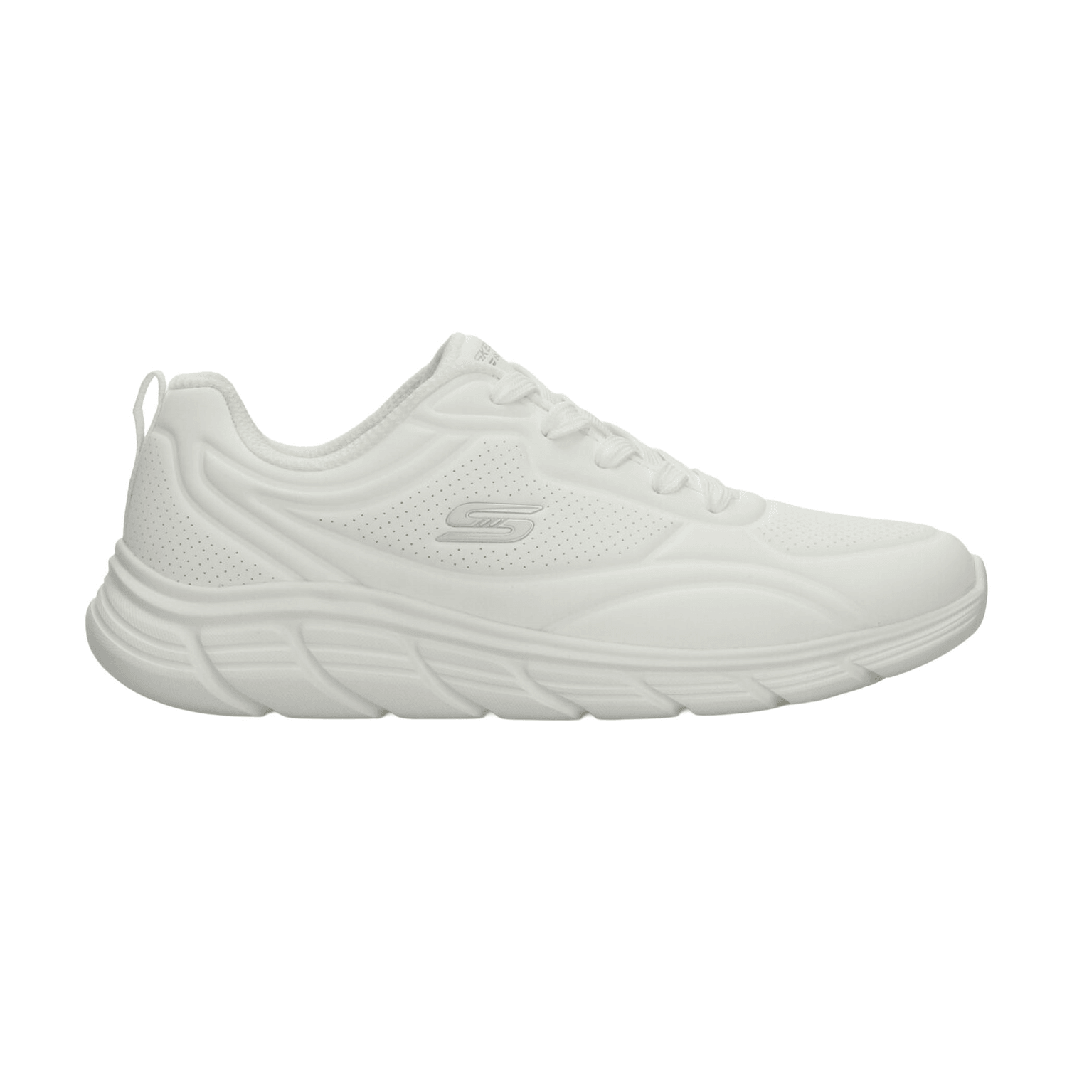 Tenis Dama Skechers Bobs Flex Blanco Casual Mujer — imagen 2