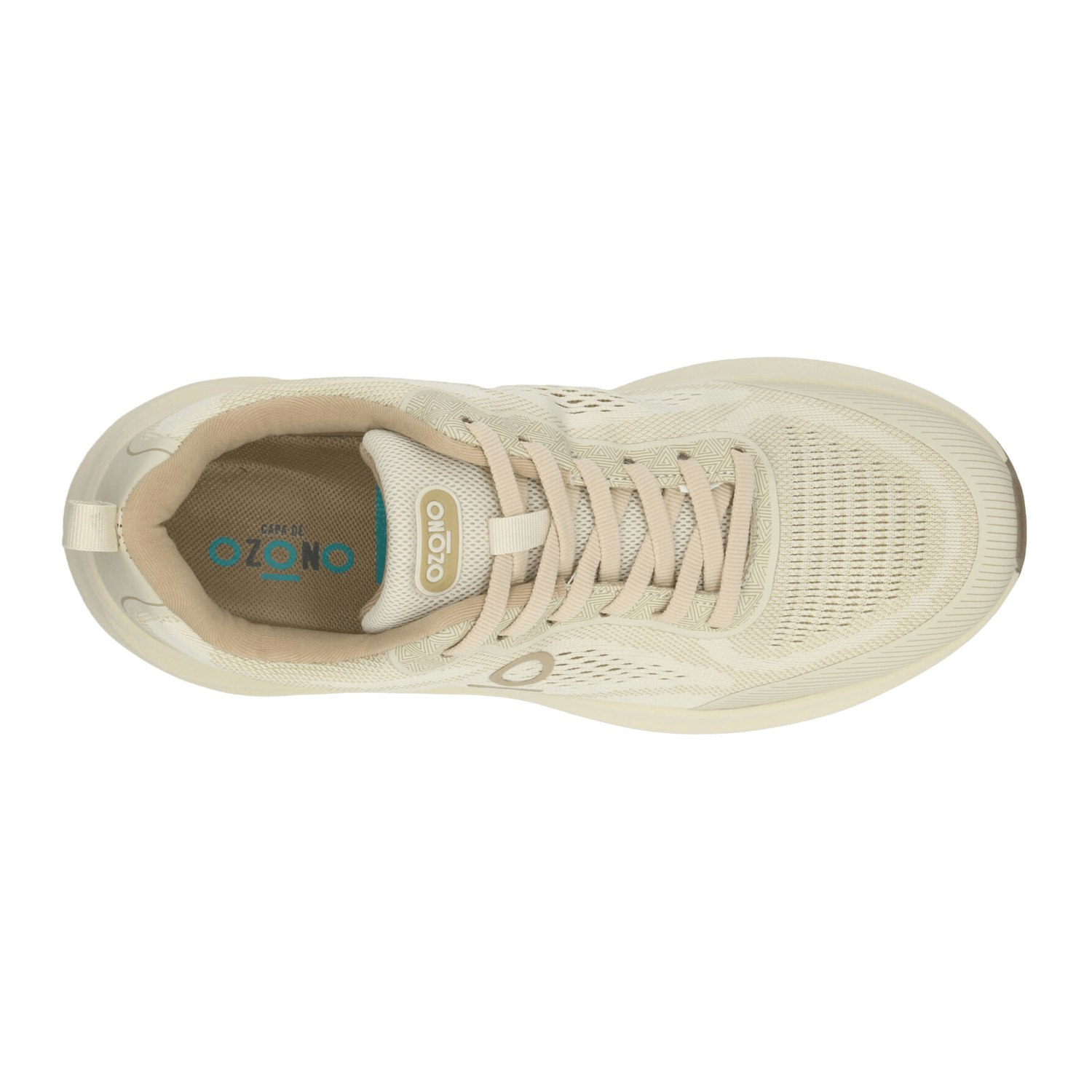 Tenis Ozono Dama Deportivo Running Cintas Beige Mujer — imagen 8