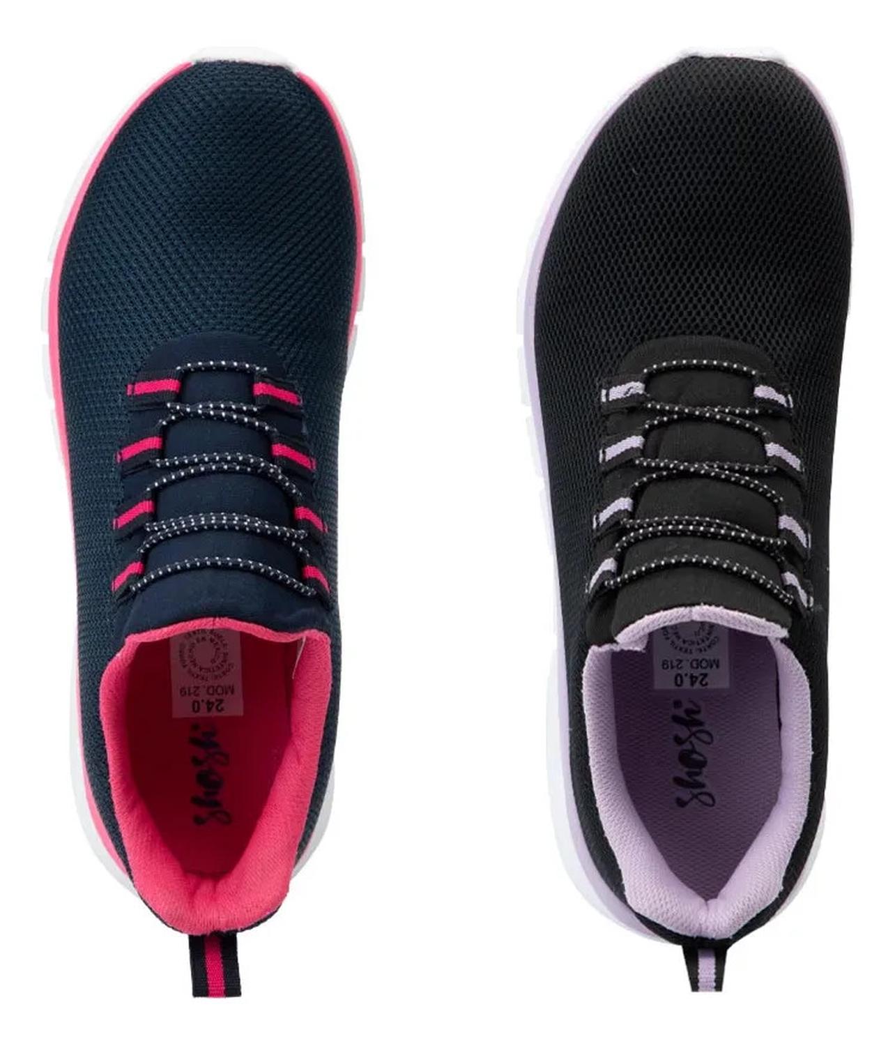 Tenis Shosh Sport Dama Kit 2 Pares Slip On 1090089 — imagen 3