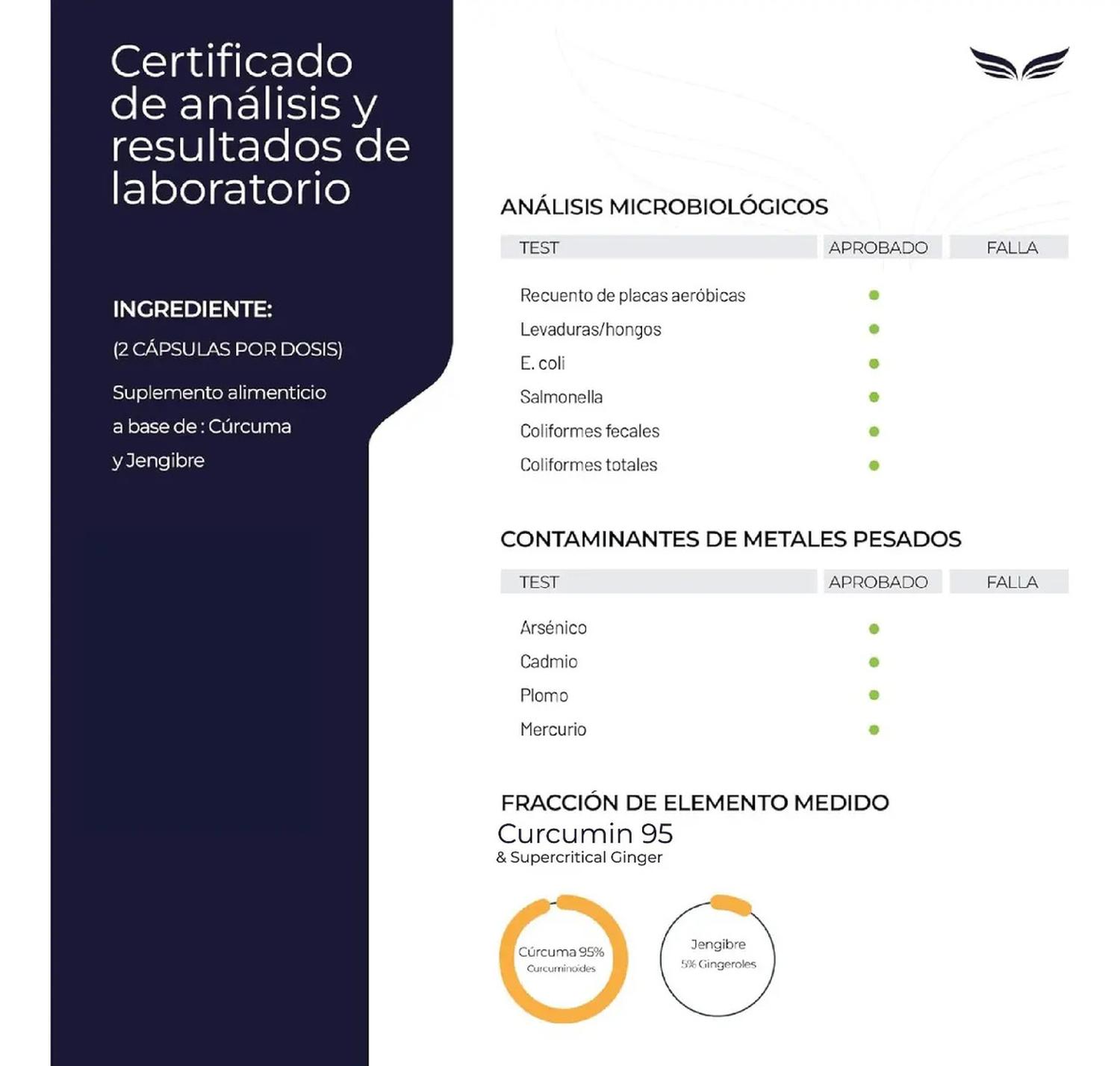 Essentials: Cúrcuma 95%, Jengibre Supercrítico + Piperina, Antiinflamatorio Natural, 100 Cápsulas — imagen 4