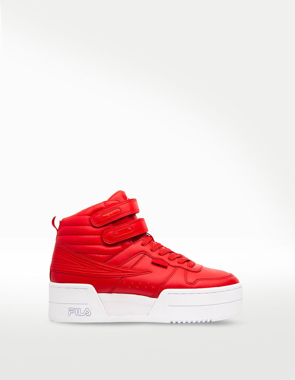 Tenis Fila F-14 Lifted Rojo - Mujer — imagen 2
