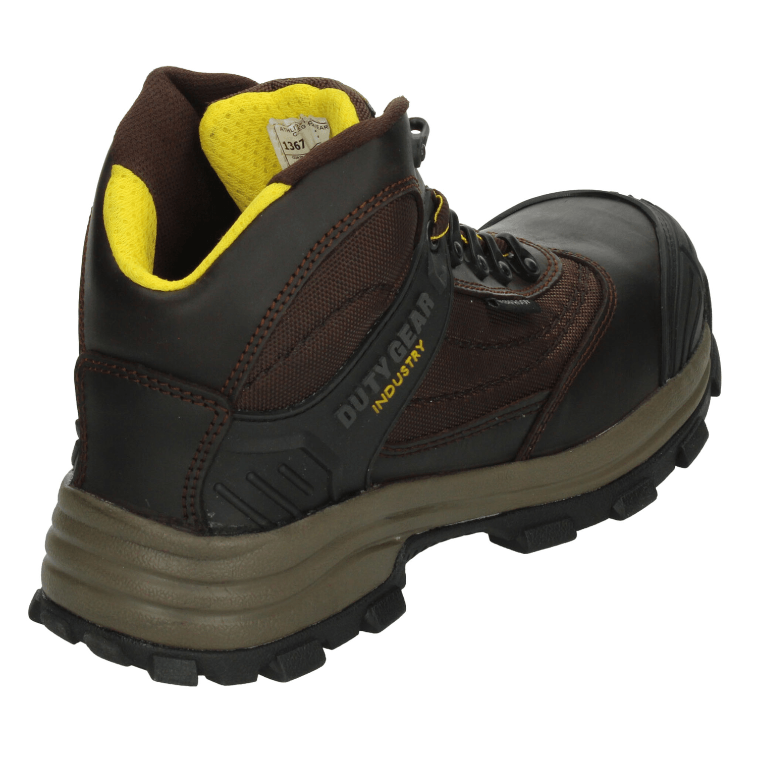Bota Dutty Gear Hombre Industrial Casco Trabajo Café Caballero — imagen 3