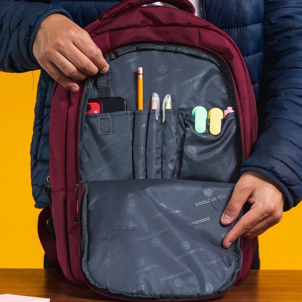 Combo: Mochila Zilker Vino 15.6” + Audífonos Lisbon Coral — imagen 6