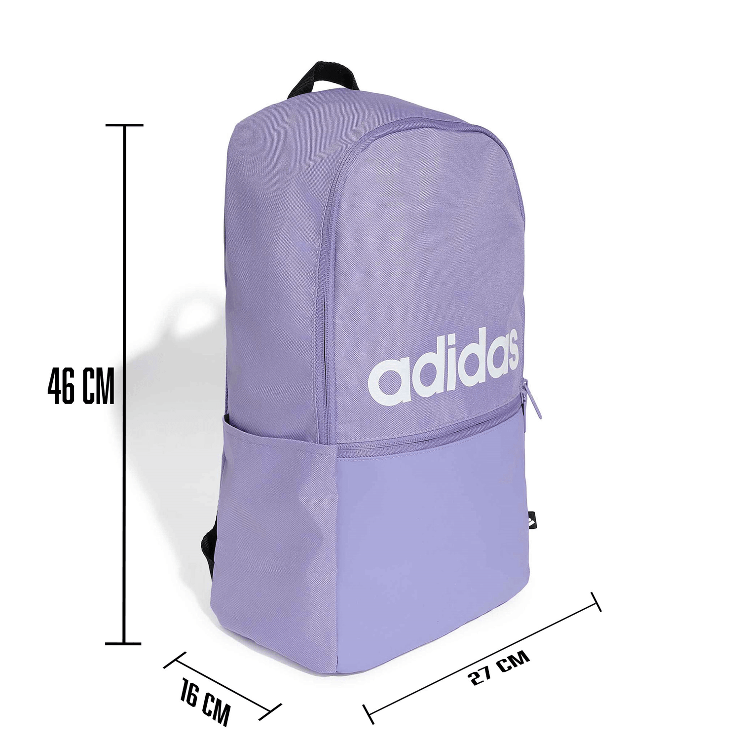 Mochila Adidas Classic Dama Lila Escolar Portalaptop Mujer 22L — imagen 8