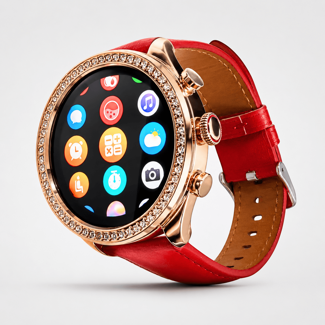 Smartwatch Bossney WS GS83 Rojo – Elegancia, Tecnología y Bienestar en Tu Muñeca — imagen 2