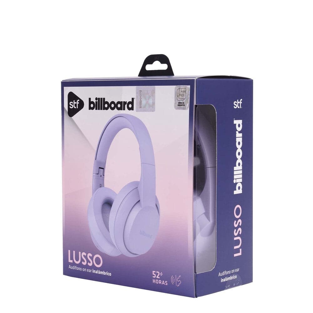 Audifonos Inalambricos On Ear Lusso STF - Billboard 52hrs Uso Morado — imagen 8