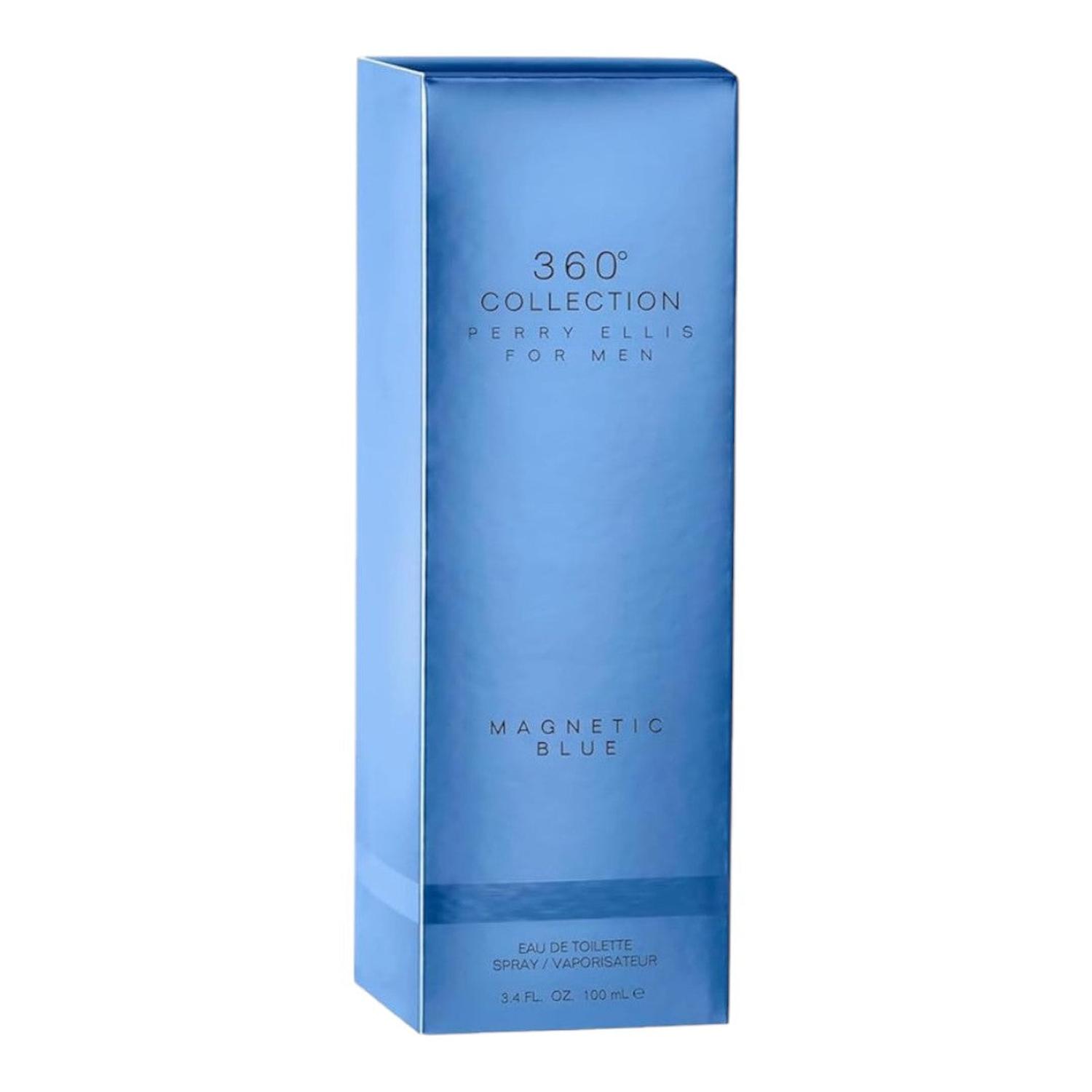 PERRY ELLIS 360 COLLECTION MAGNETIC BLUE FOR MEN EDT 100 ML — imagen 2