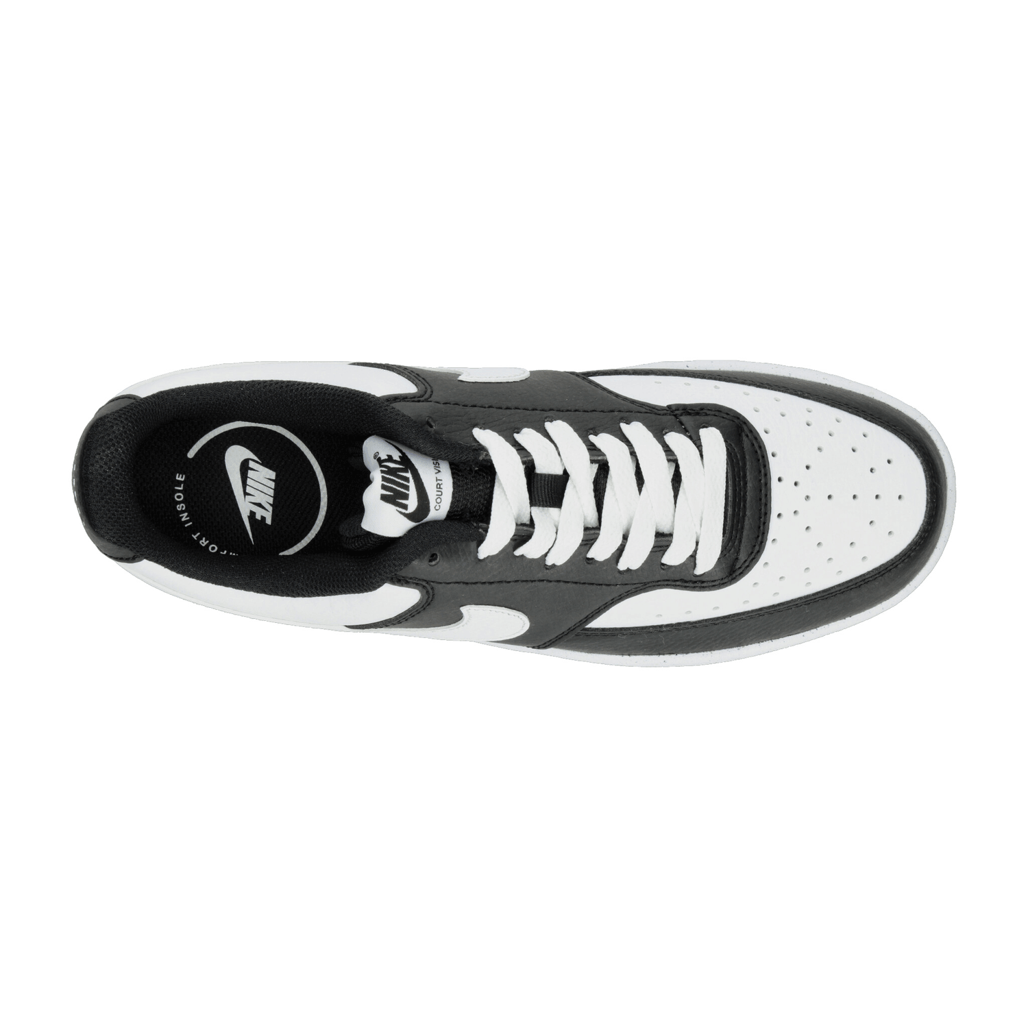 Tenis Nike Court Vision Hombre Negro Casual Cintas Caballero — imagen 9