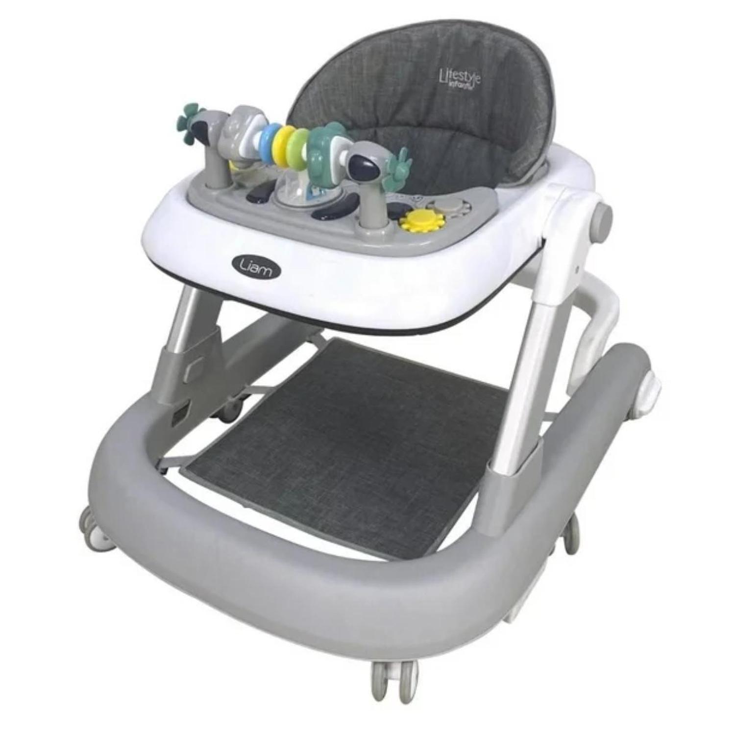 Andadera Andador Lifestyle Liam Infanti Para Niños Bebes Gris — imagen 1