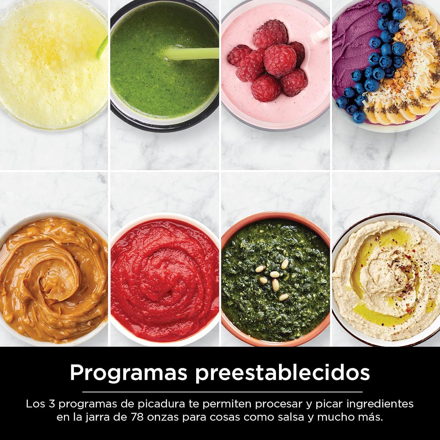 Licuadora Ninja TB201LAA Premium Blender BlendSense 1800W 72 Oz Plata — imagen 5