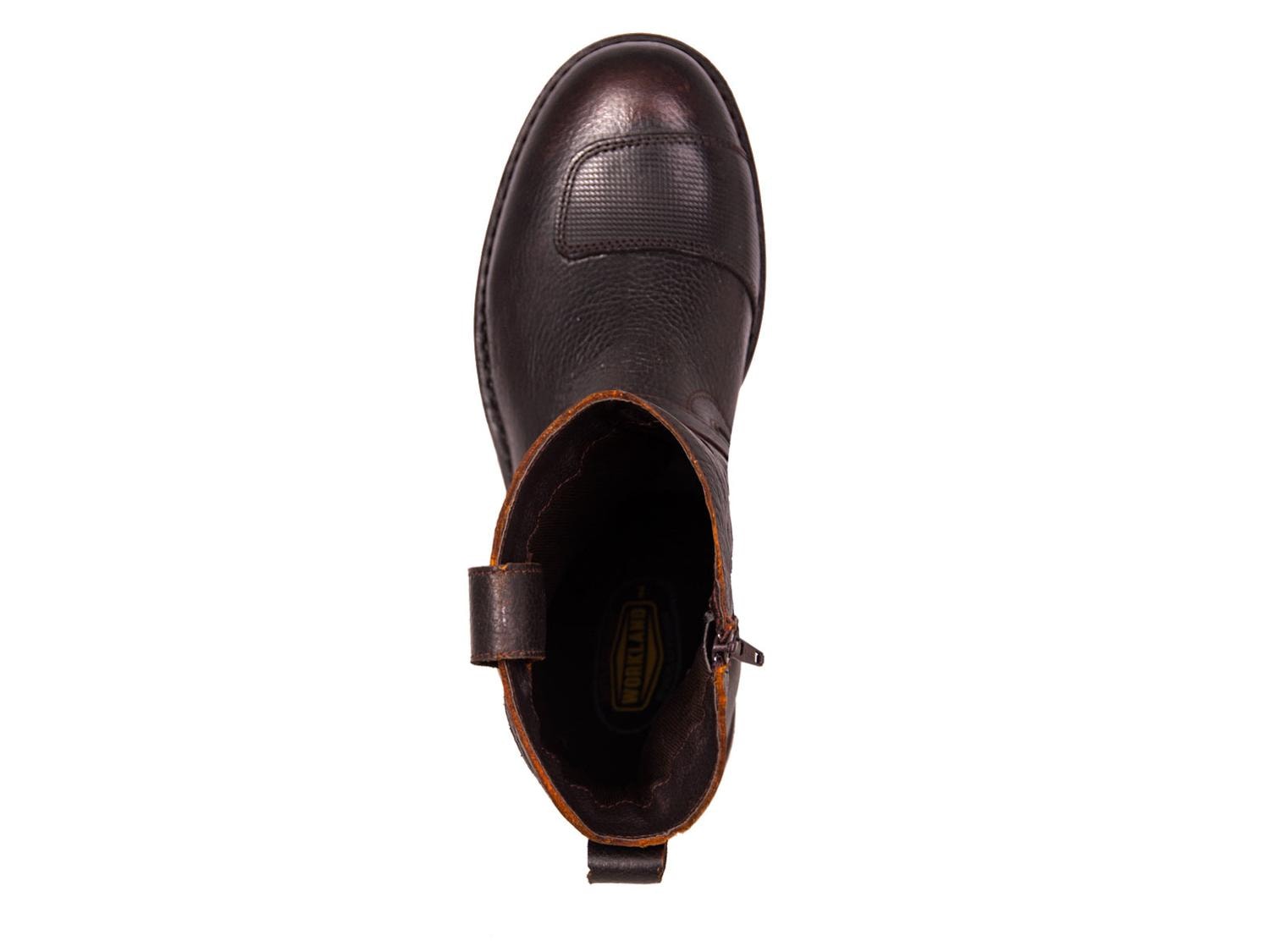 Bota Hombre Moto Biker Casual Workland 89504 Brush Miel — imagen 7