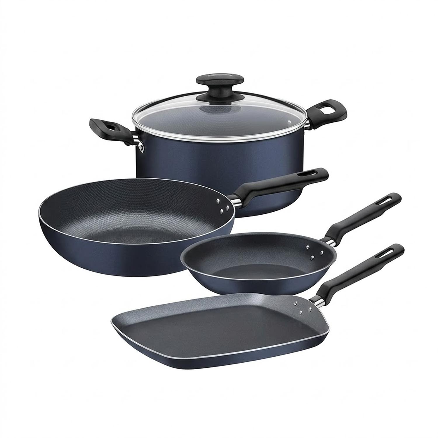 BATERIA COCINA TRAMONTINA 32300464 MALTA 5 PIEZAS — imagen 1