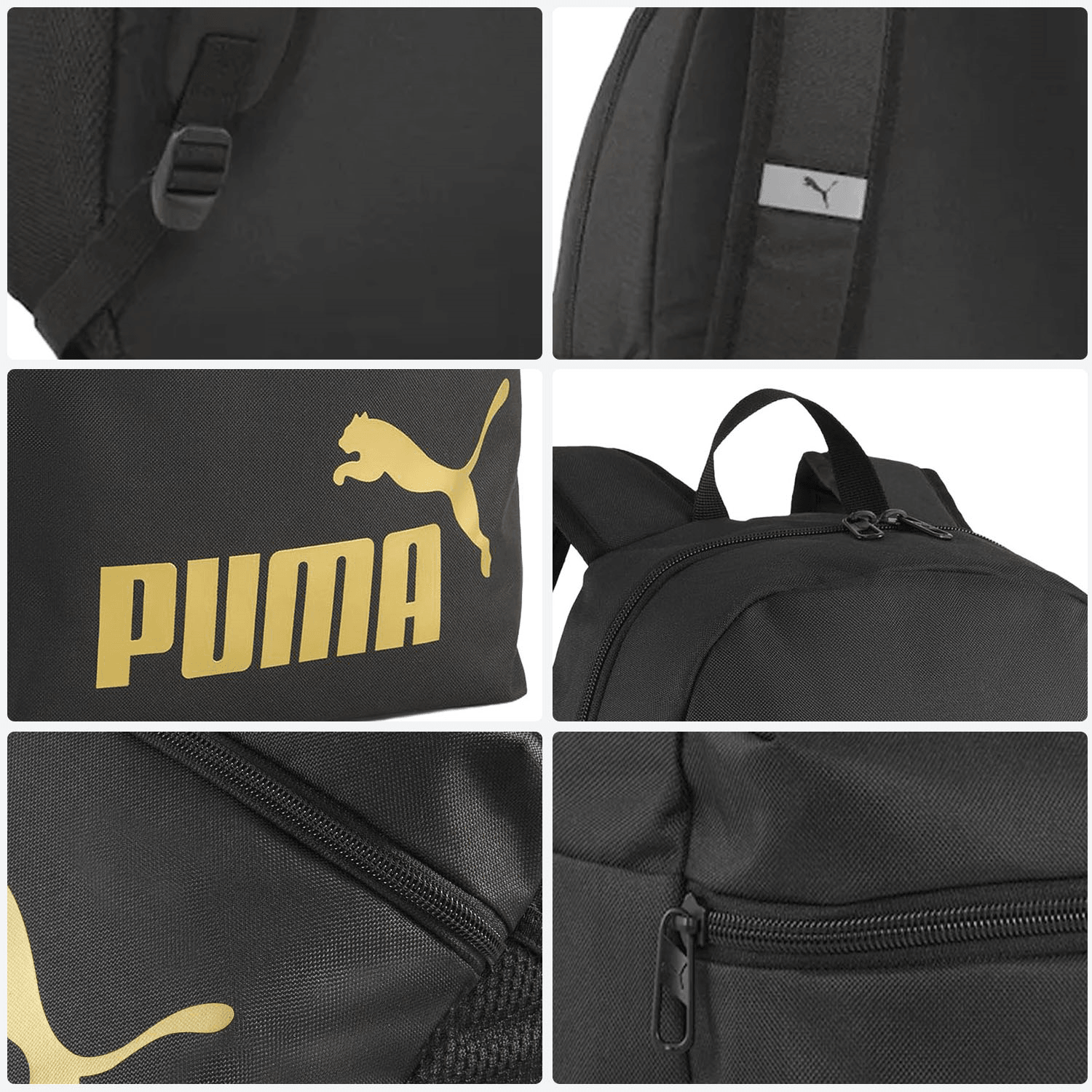 Mochila Puma Phase Casual Negro Unisex — imagen 3