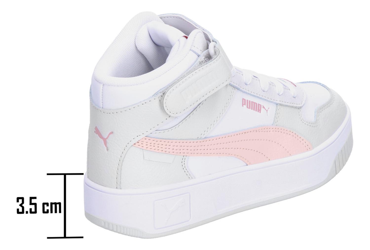 Tenis Puma Carina Street Mid Dama Casual Blanco Mujer — imagen 4
