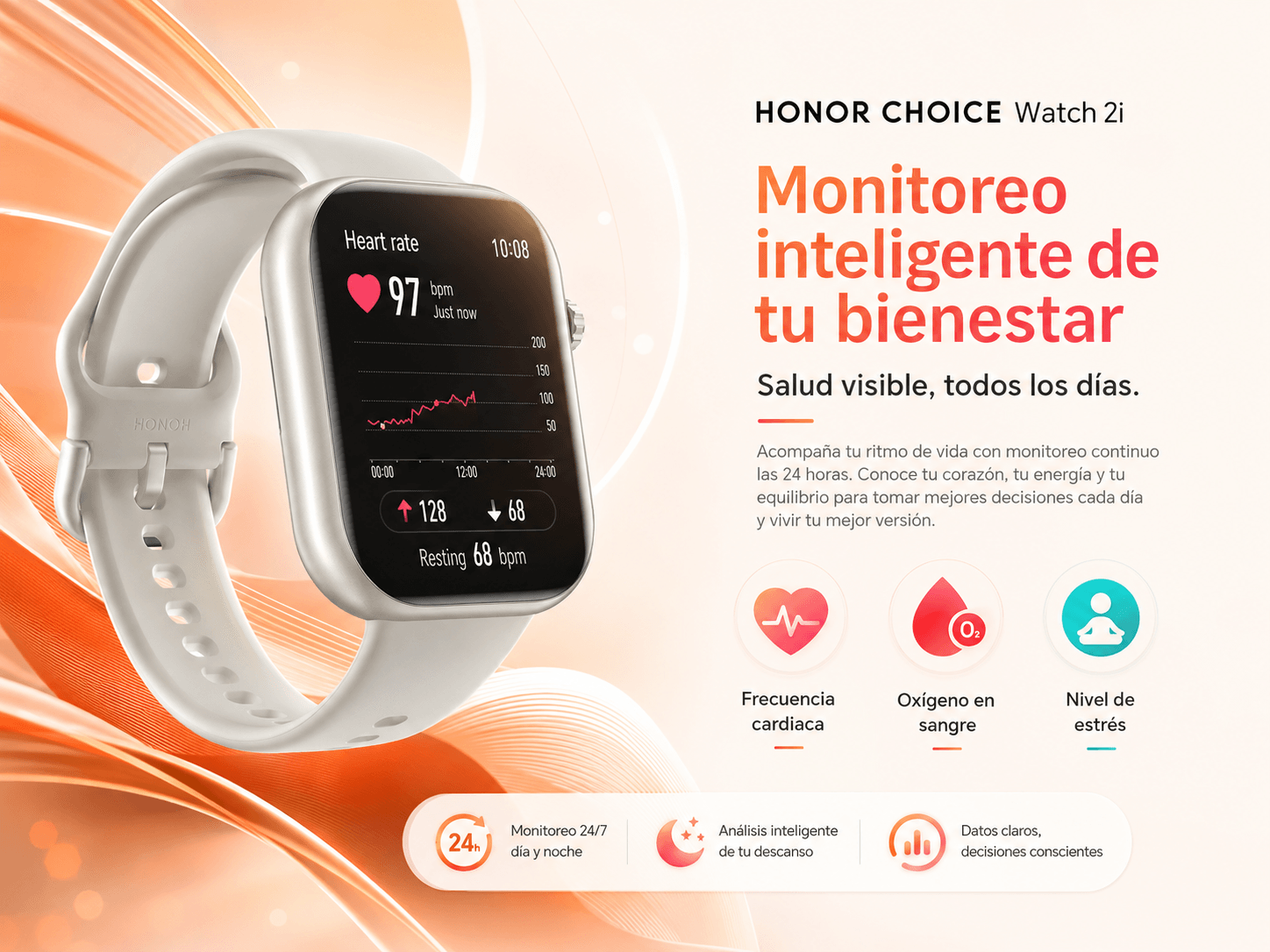 Smartwatch HONOR CHOICE Watch 2i AMOLED 1.85" con Llamadas Bluetooth — imagen 12