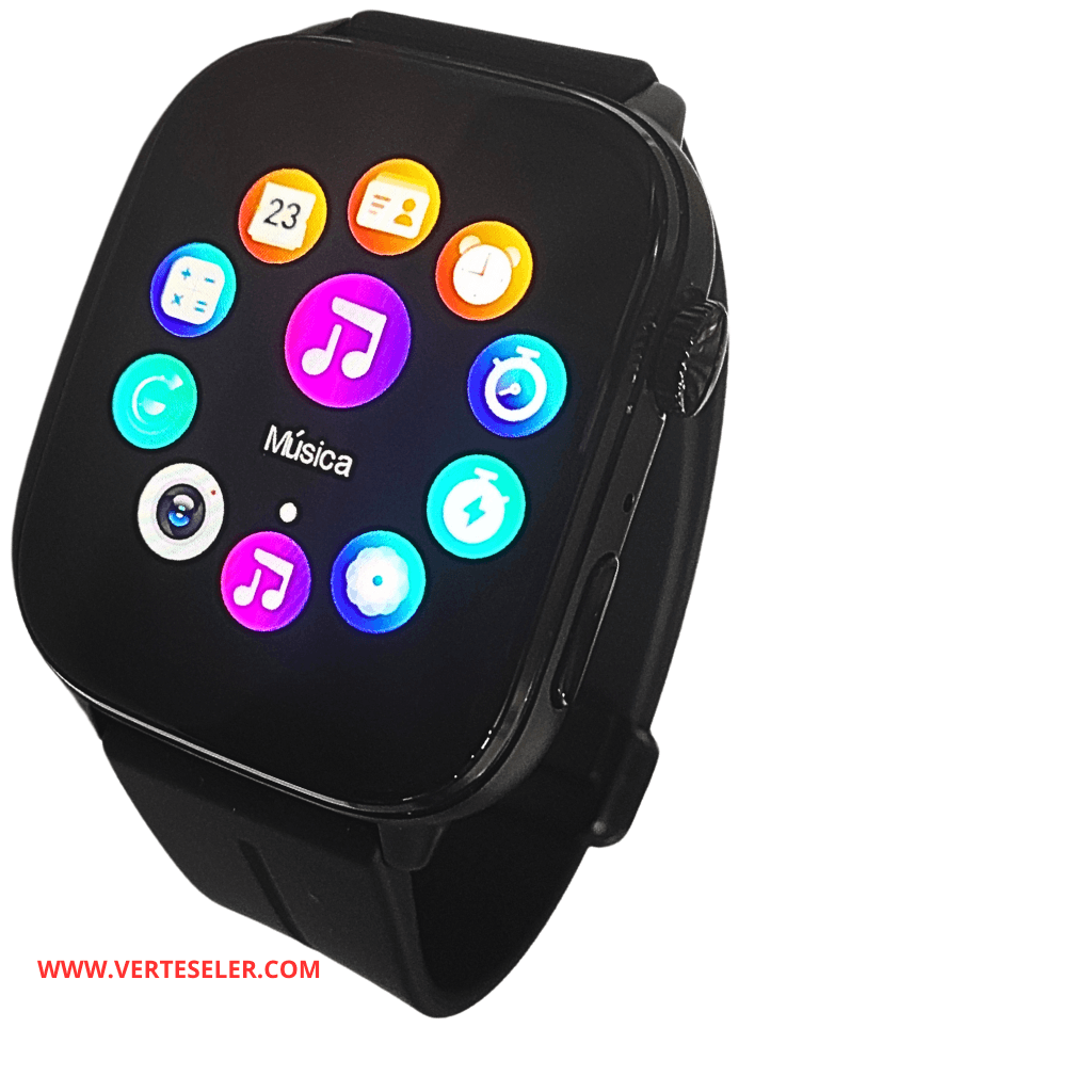 Reloj inteligente G-tide S6 pro smartwatch, pantalla curva amoled, con 3 correas y una pulsera regalo, llamadas, notificaciones — imagen 12