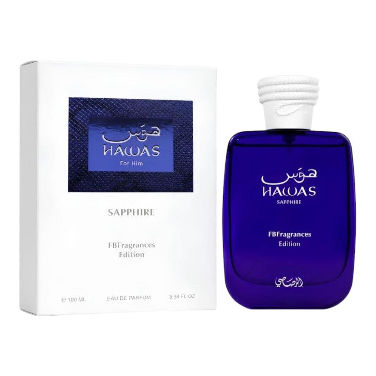 RASASI HAWAS SAPPHIRE FBFRAGRANCES EDITION EDP 100 ML — imagen 3