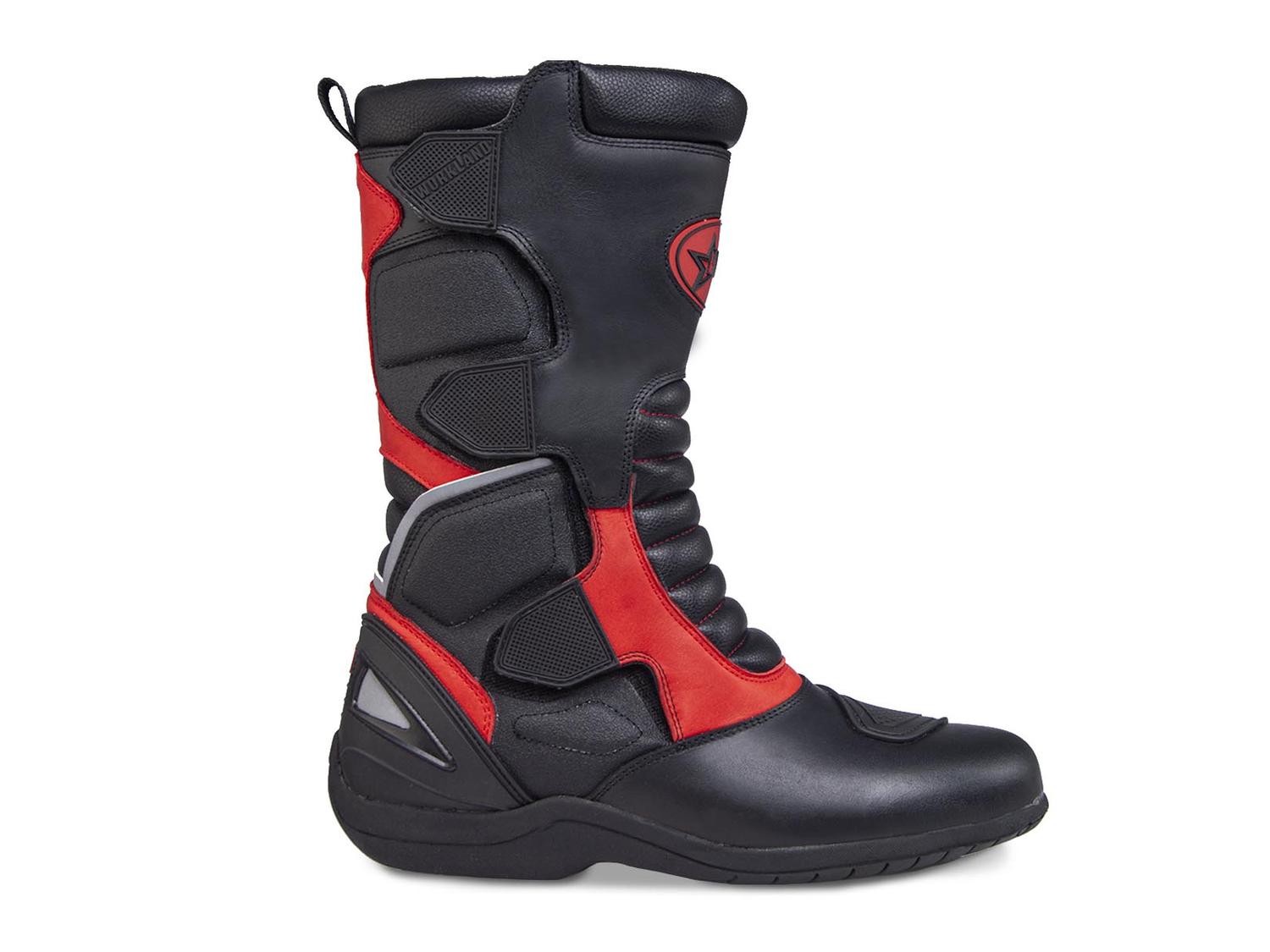 Botas Biker Hombre Doble proposito Moto Workland 009 Rojo — imagen 2