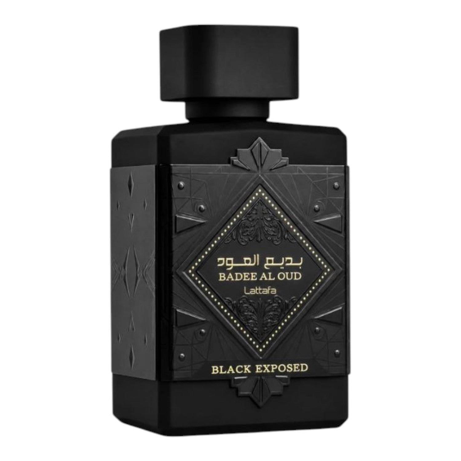 LATTAFA BADE'E AL OUD BLACK EXPOSED EDP 100 ML — imagen 1