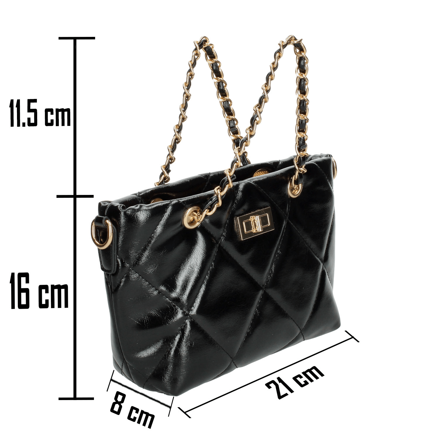 Bolsa Felianna Dama Casual Negro Mujer — imagen 3