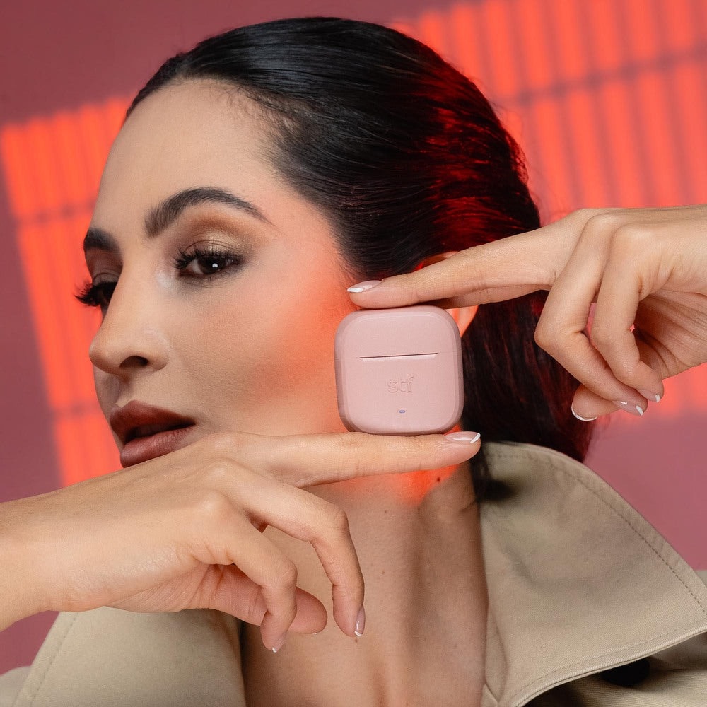 Audífonos Inalámbricos Tws HYRO STF 36hrs Uso ENC Rosa — imagen 3