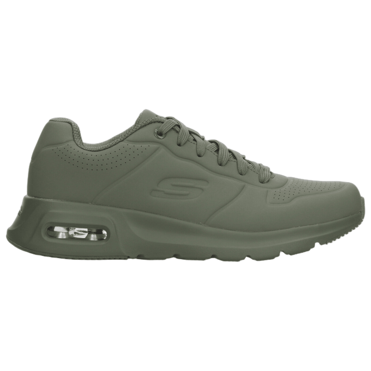 Tenis Skechers Uno Hombre Casual Cinta Verde Oliva Caballero — imagen 1