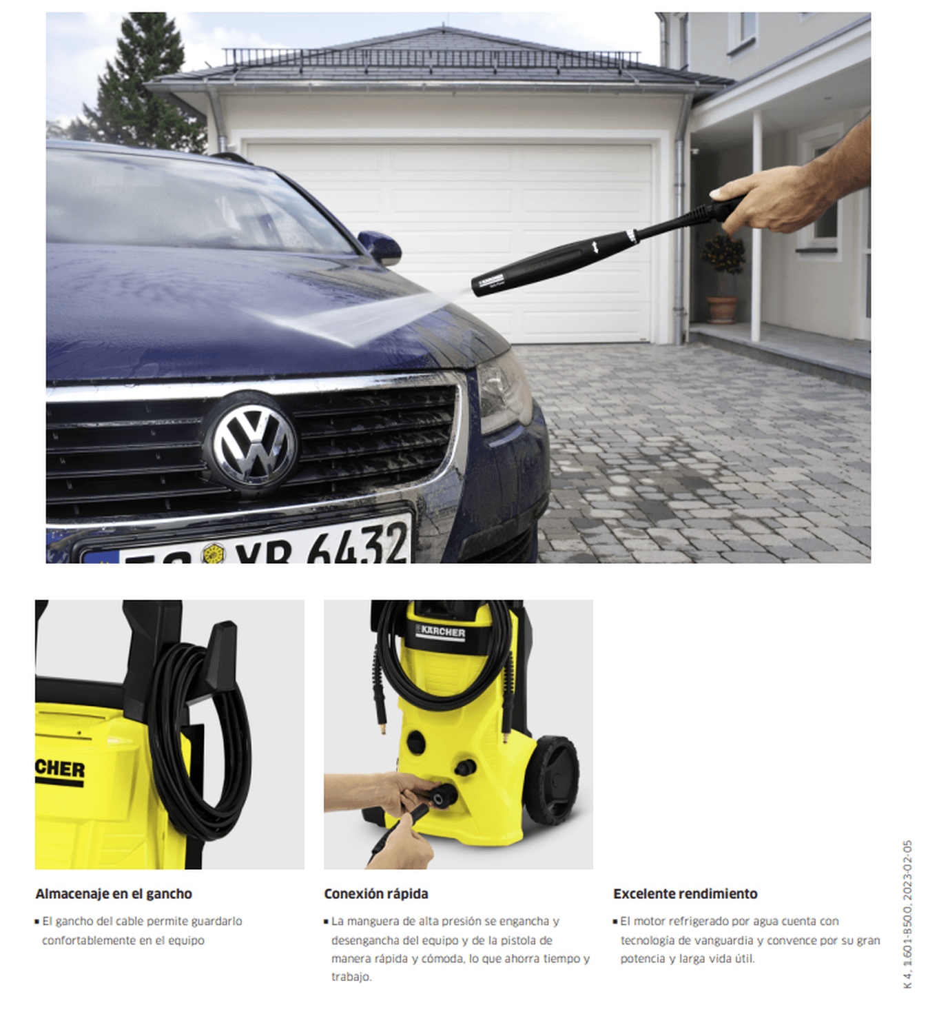 HIDROLAVADORA DE ALTA PRESION KARCHER K4MX 1800PSI — imagen 4