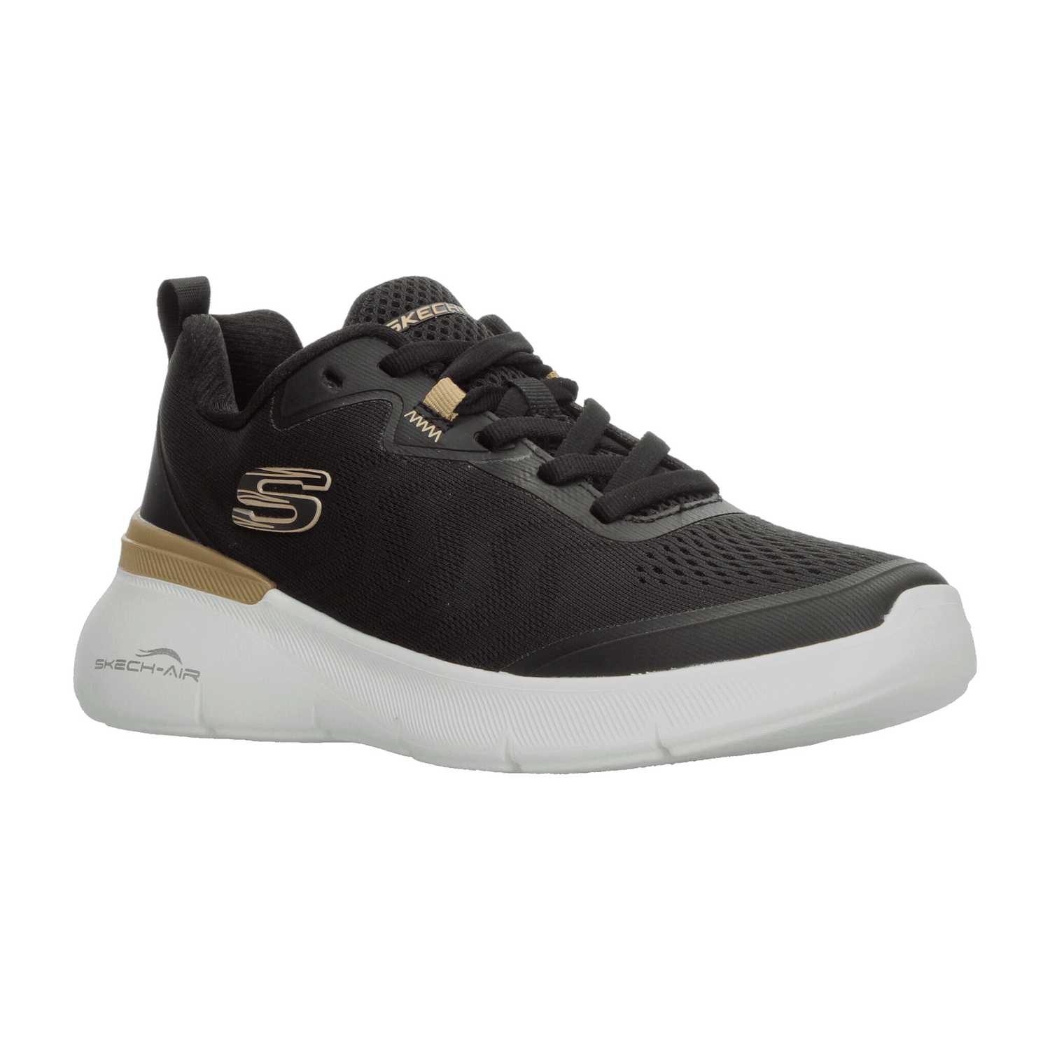 Tenis Dama Skechers Negro Deportivo Mujer — imagen 3