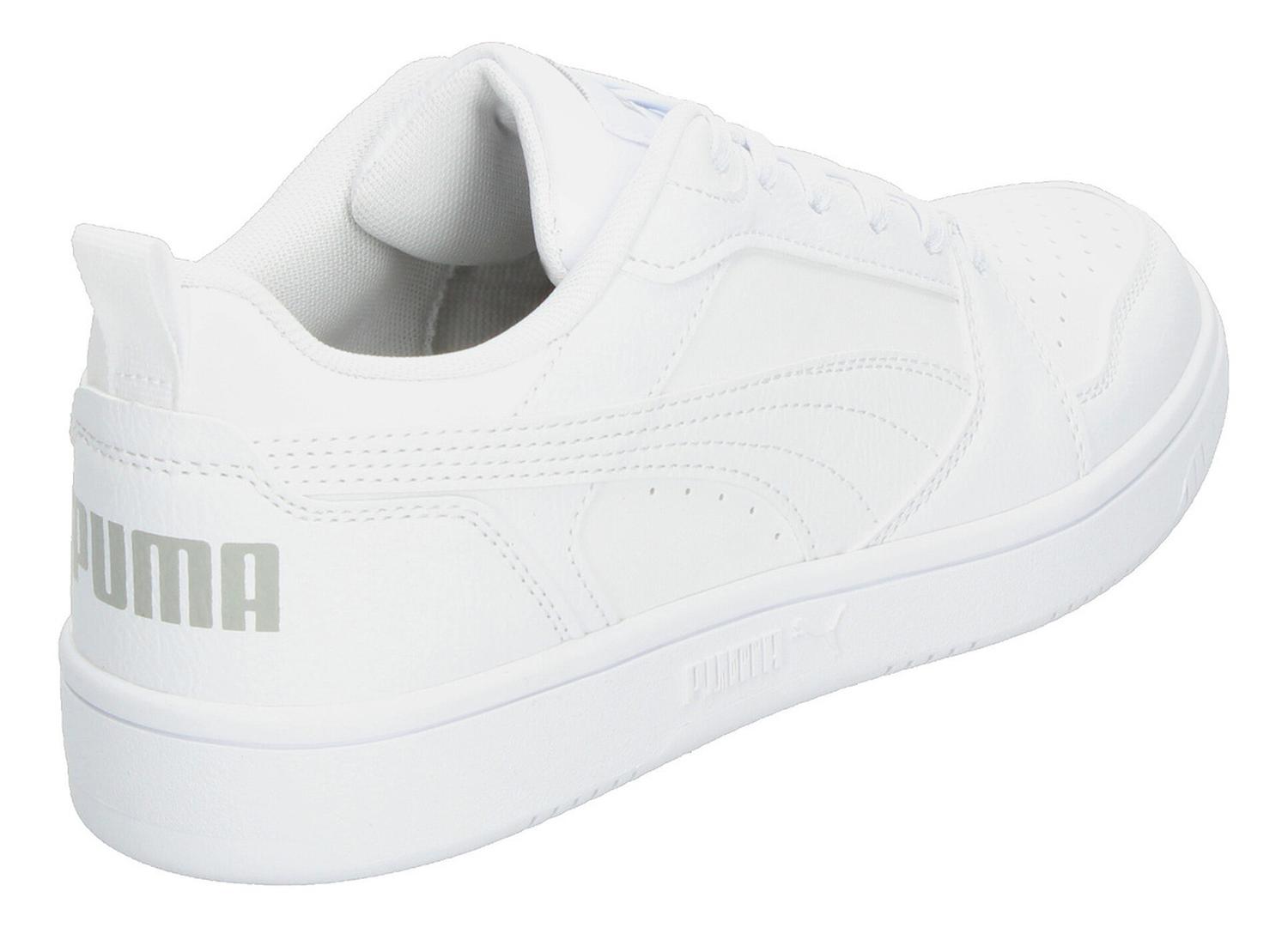 Tenis Puma Rebound V6 Low Hombre Casual Blanco Caballero — imagen 3