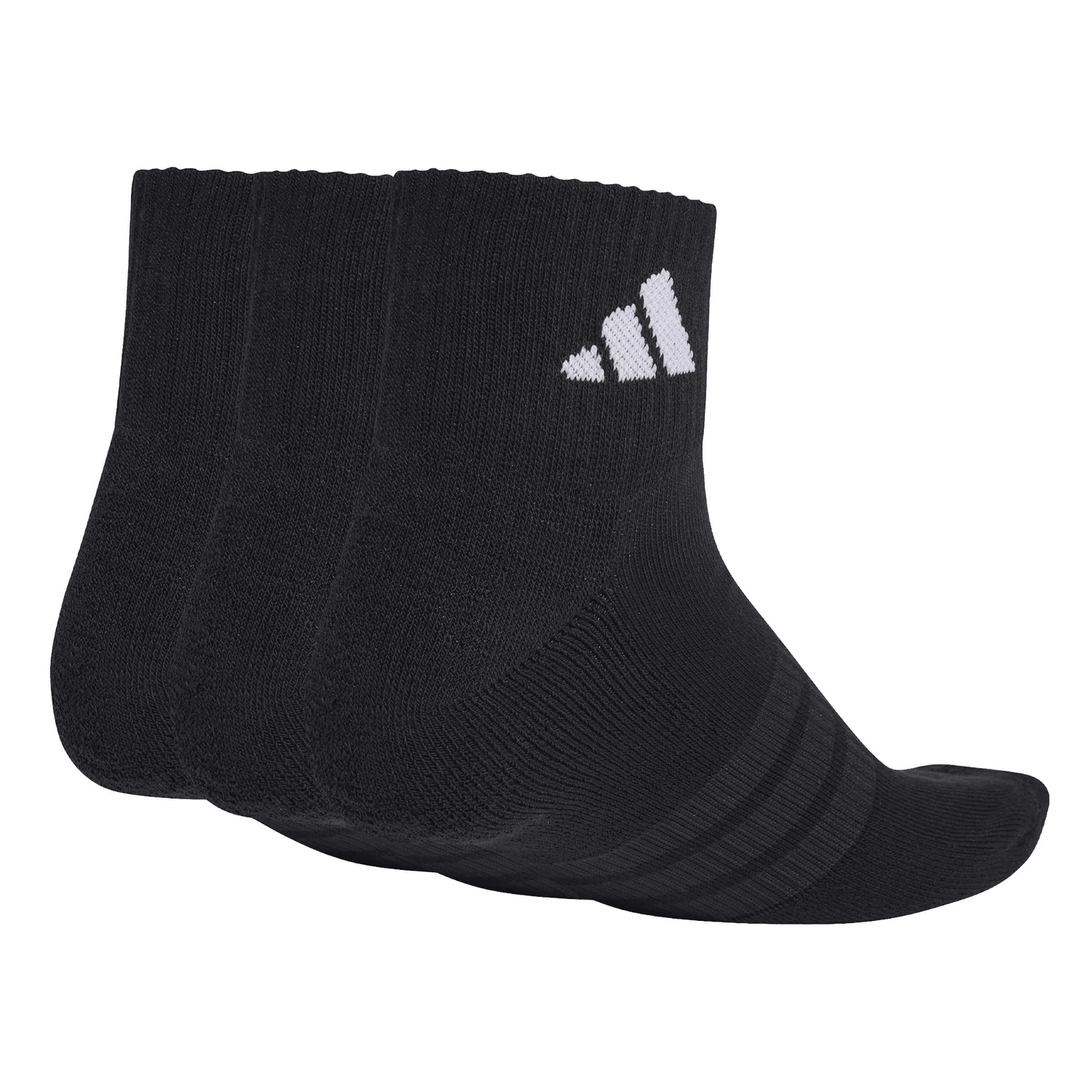 Calcetines Adidas Cushioned Casual 3 Pares Negro Unisex — imagen 2