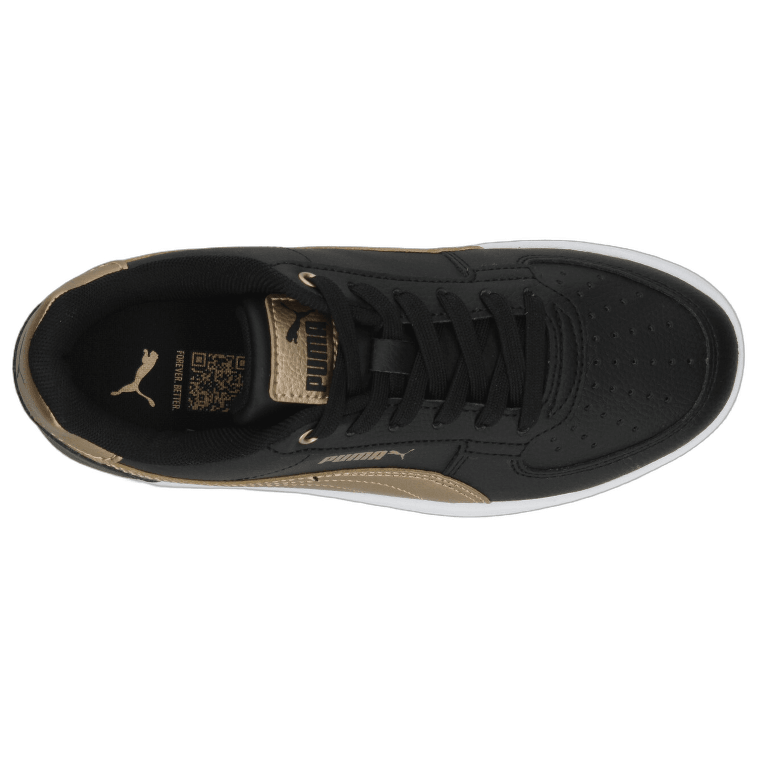 Tenis Puma Caven 2.0 Dama Casual Negro Dorado Mujer — imagen 8