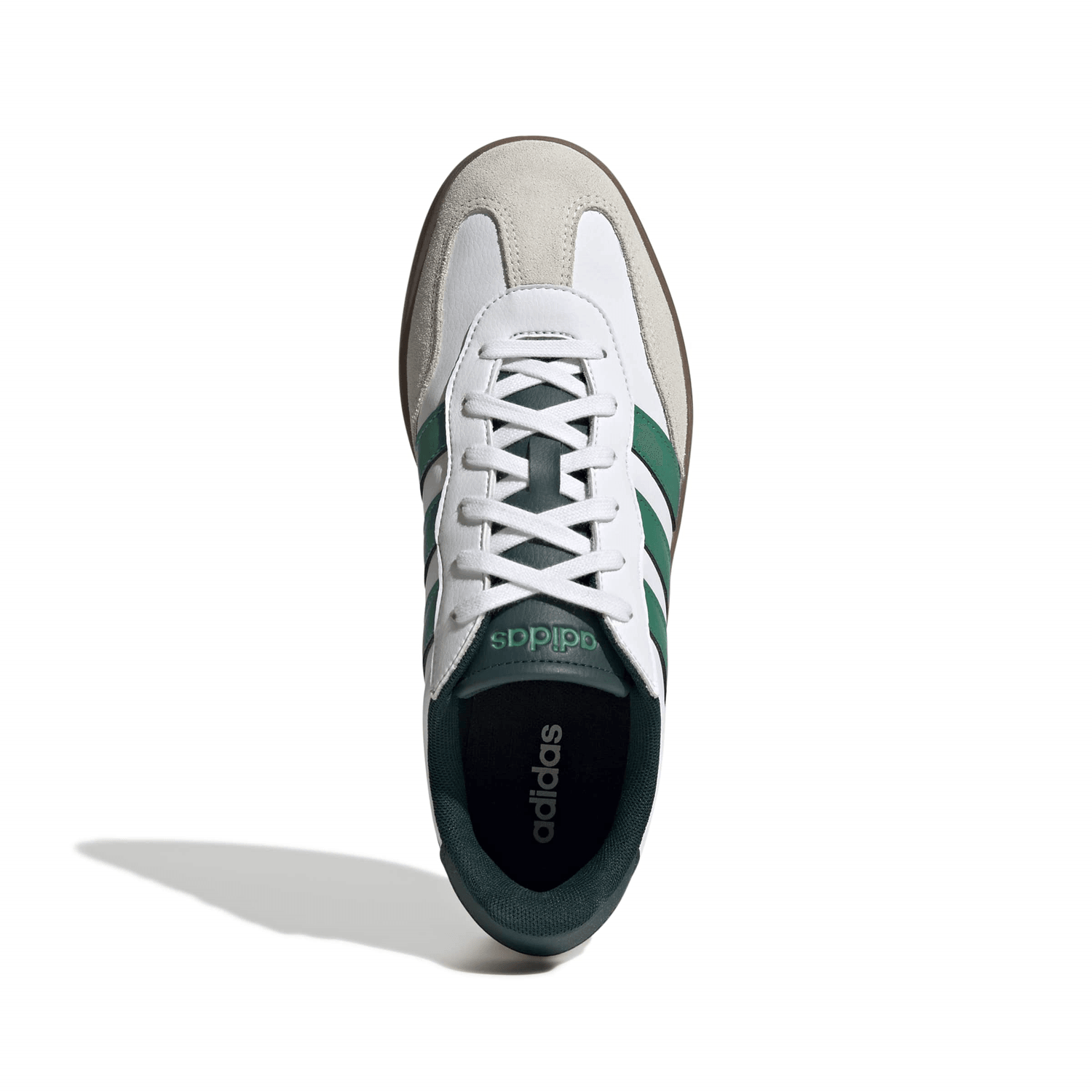 Tenis Adidas Barreda Hombre Casual Blanco Verde Caballero — imagen 7