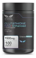 Essentials: L-Glutatión con NAD+, Cognizin Citicolina y Aminoácidos, Antioxidante, 100 Cápsulas