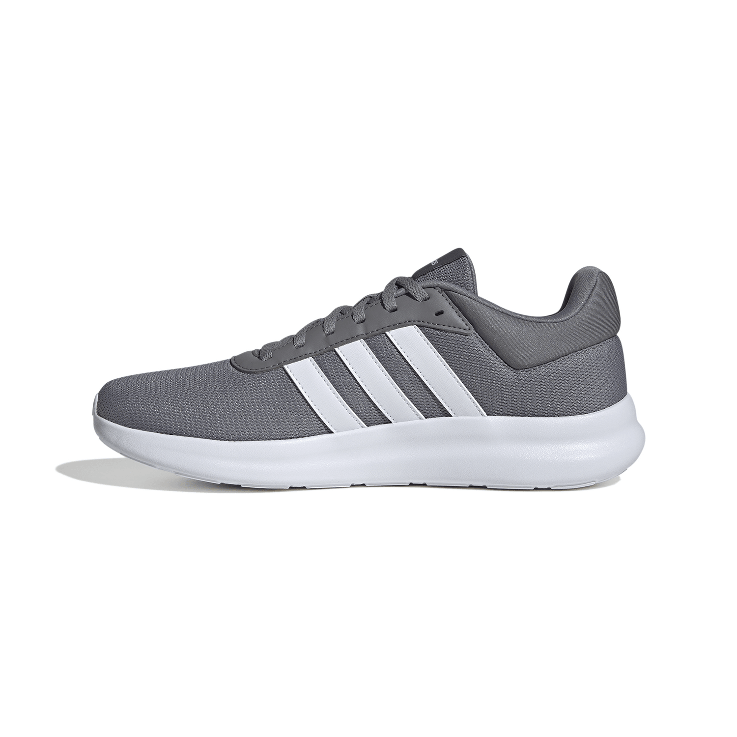 Tenis Adidas Lite Racer 4.0 Hombre Deportivo Gris Caballero — imagen 4