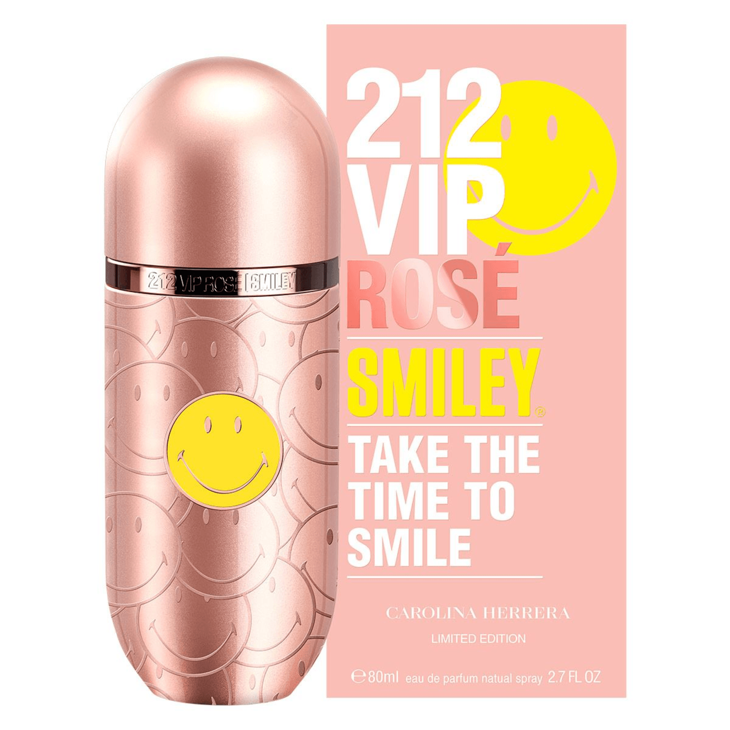 CAROLINA HERRERA 212 VIP SMILE ROSE EDP 80 ML DAMA — imagen 3
