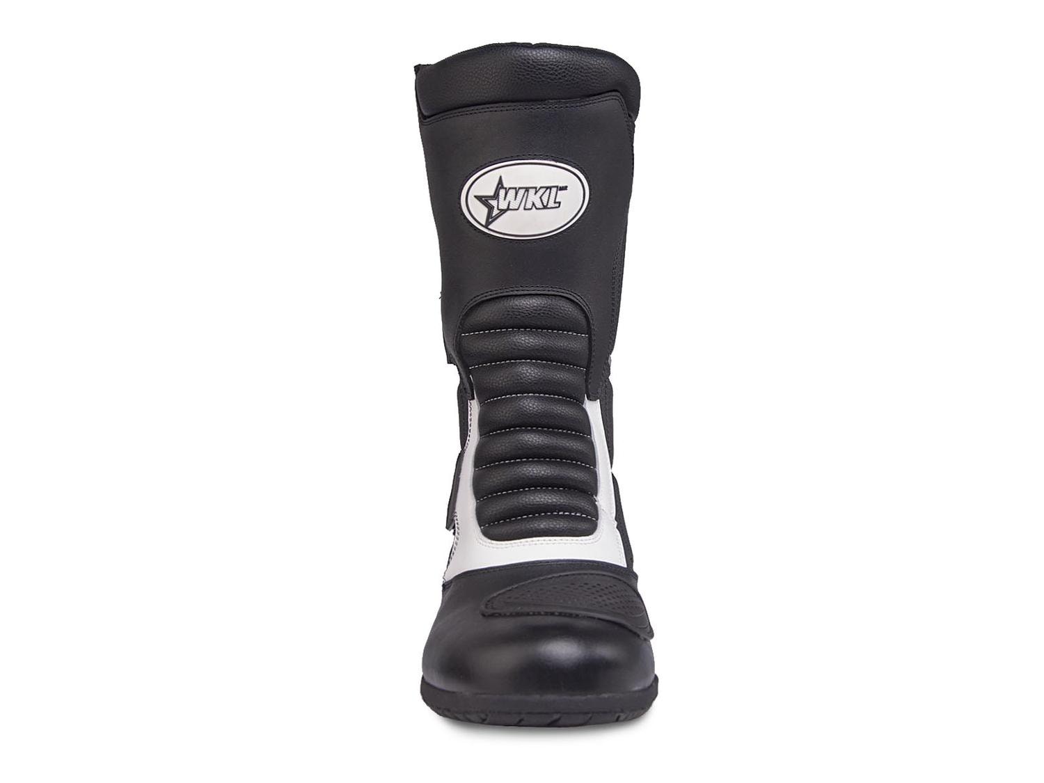 Botas Biker Hombre Doble proposito Moto Workland 009 Blanco — imagen 3