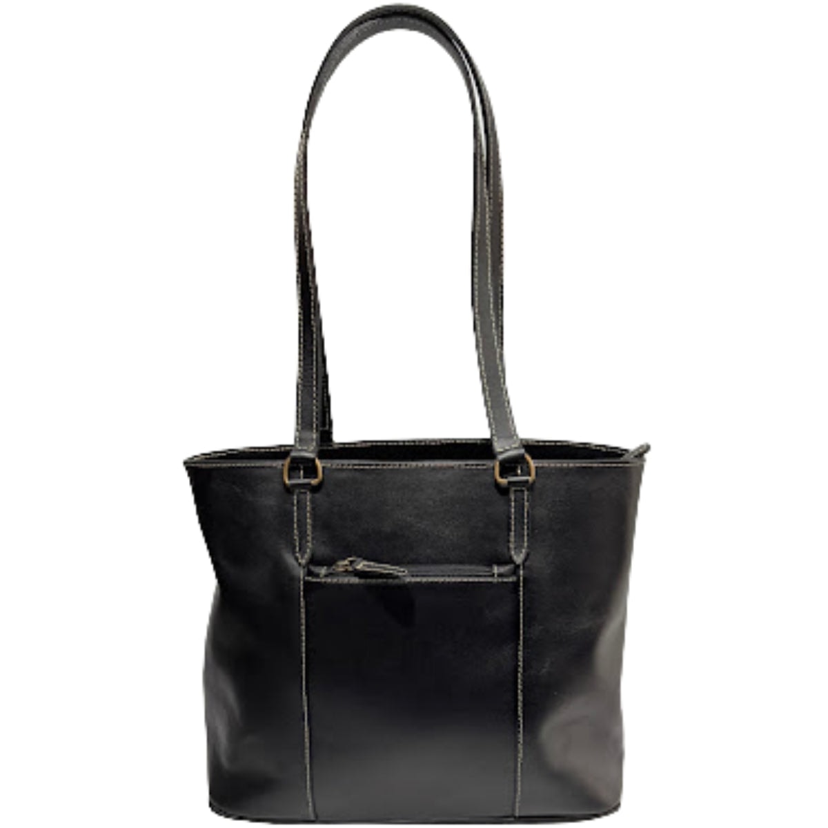 Bolsa Tote Flex De Cuero Mujer Con Cierre — imagen 7