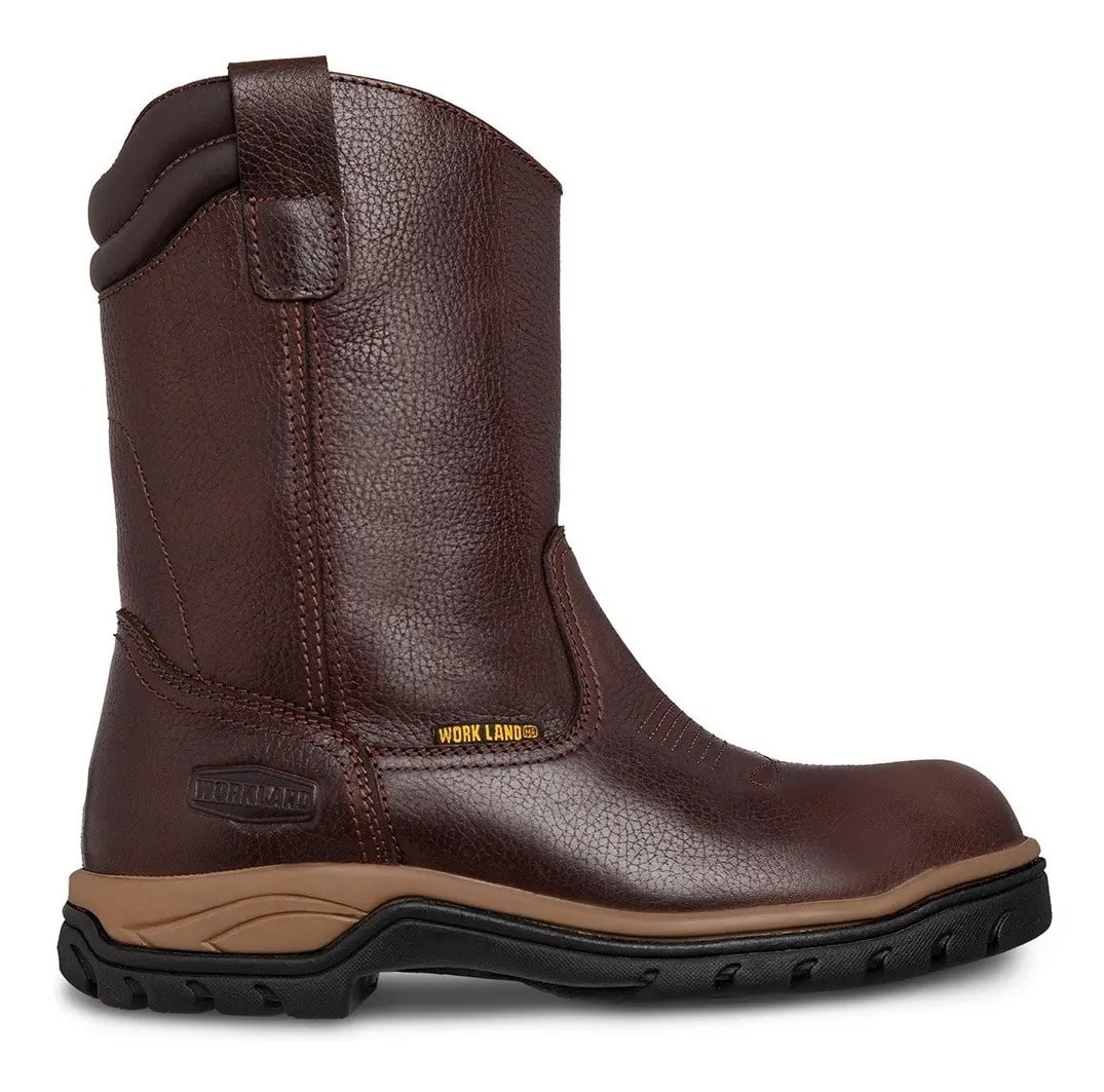 Bota Roper Con Casco Cafe Workland — imagen 6