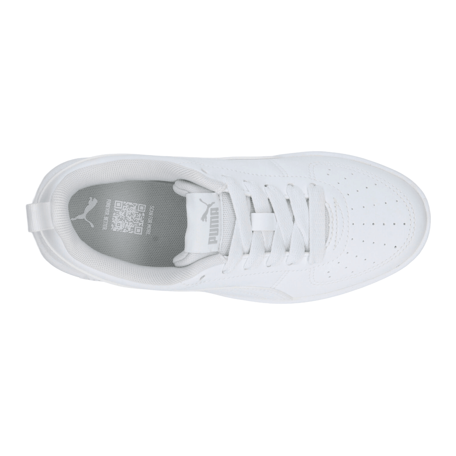 Tenis Puma Rickie Dama Escolar Casual Cintas Blanco Mujer — imagen 8