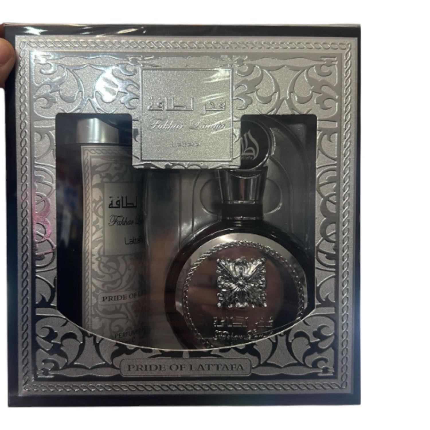 LATTAFA SET FAKHAR BLACK 2 PIEZAS — imagen 3