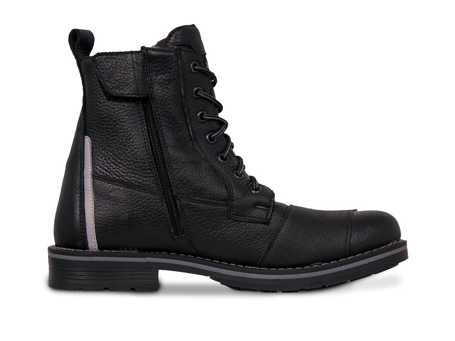 Bota Hombre Moto Biker Casual Workland 89500 Negro Flother — imagen 5