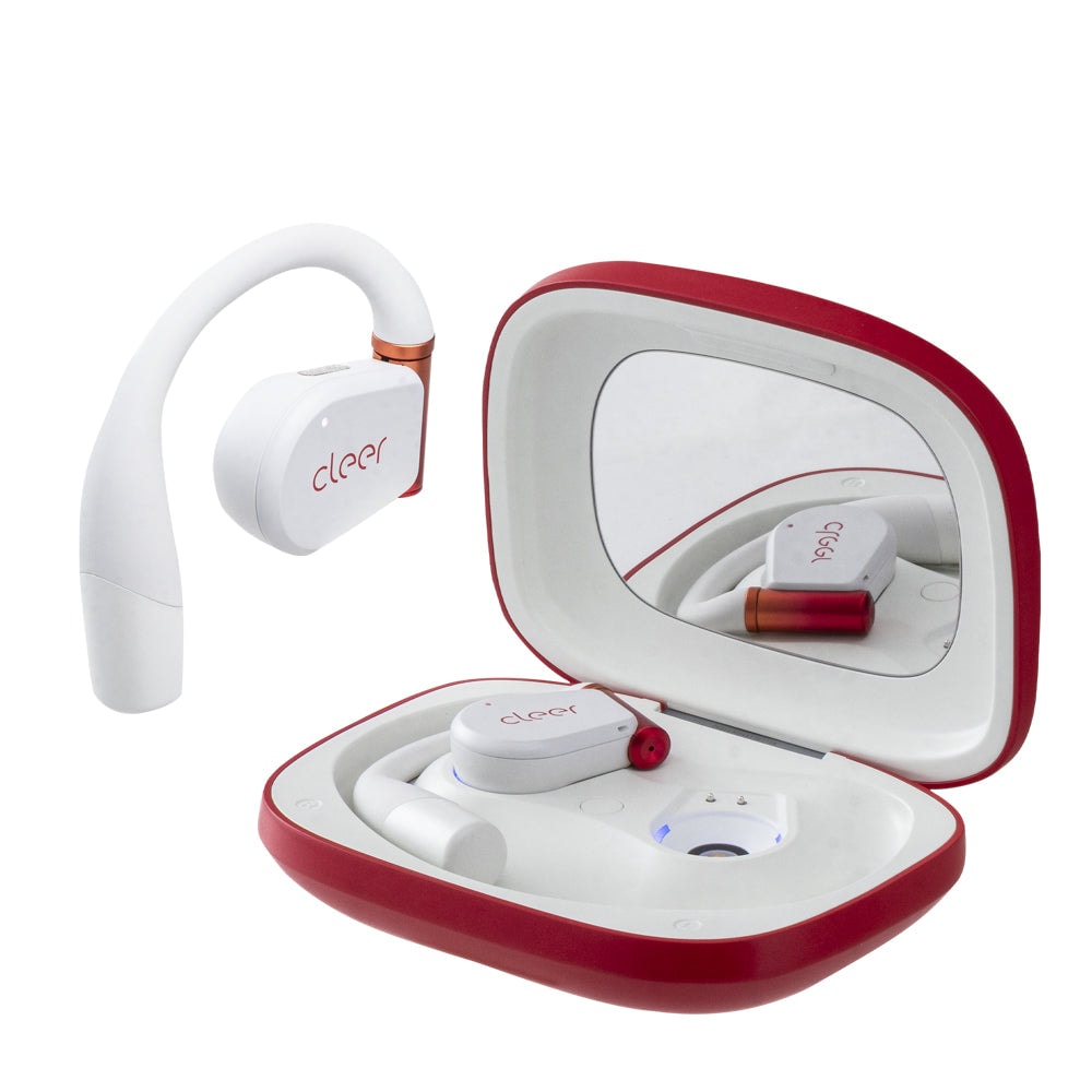 Audifonos Cleer ARC 3 Gaming Open-Ear: Baja Latencia, Sonido Hi-Res, 50h Batería, IPX7, blanco — imagen 4