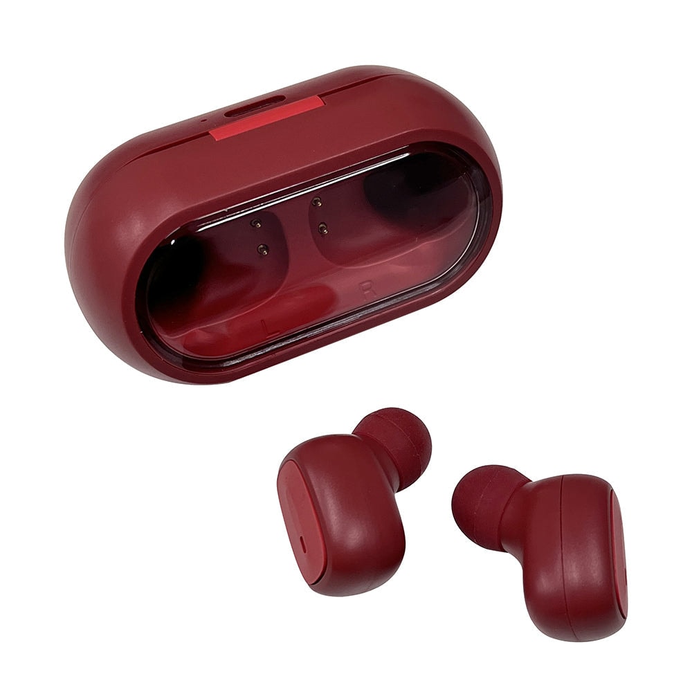 Audífonos Inalámbricos Tws Dux T2GO 3hrs Uso Micrófono Tinto — imagen 4